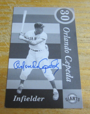 MLB ニックネームauto ORLANDO CEPEDA Orlando Cepeda HOF