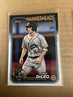 2024 Topps Pro Debut Jake DeLeo #PD-123 Jupiter Hammerheads Marlins