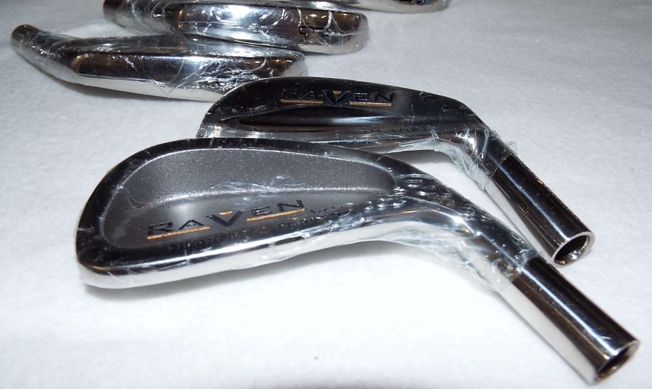 13 NOS Raven Muscle Back & Cavity Golf Club Iron Heads