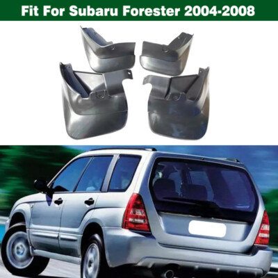 Pack 4 Fender Mud Flaps Splash Guards Protectors For Subaru Forester 2004-2008