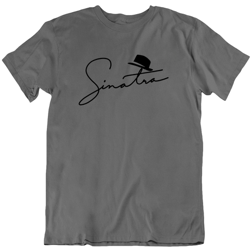 Frank Sinatra Icon Singer Pop Jazz Music T-shirt 100% Cotton Tee Gift New - Picture 3 of 11