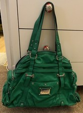 Guess By Marciano Teal/Turquoise Ocean Drive Dome Satchel Handbag. Preowned.
