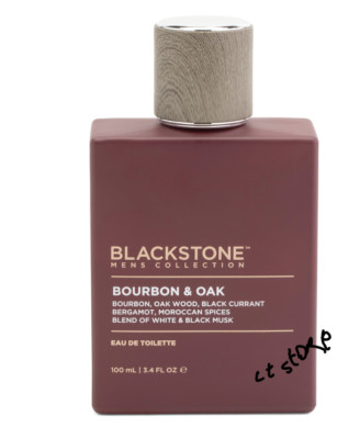 BLACKSTONE BOURBON & OAK Men's Collection EDT Cologne  3.4 oz/100ml NWOB 