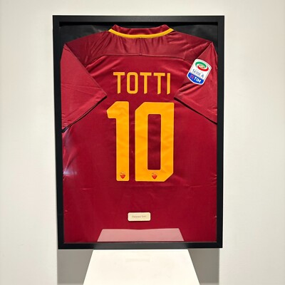 AS Roma Francesco Totti Jersey Framed, Francesco Totti Shirt