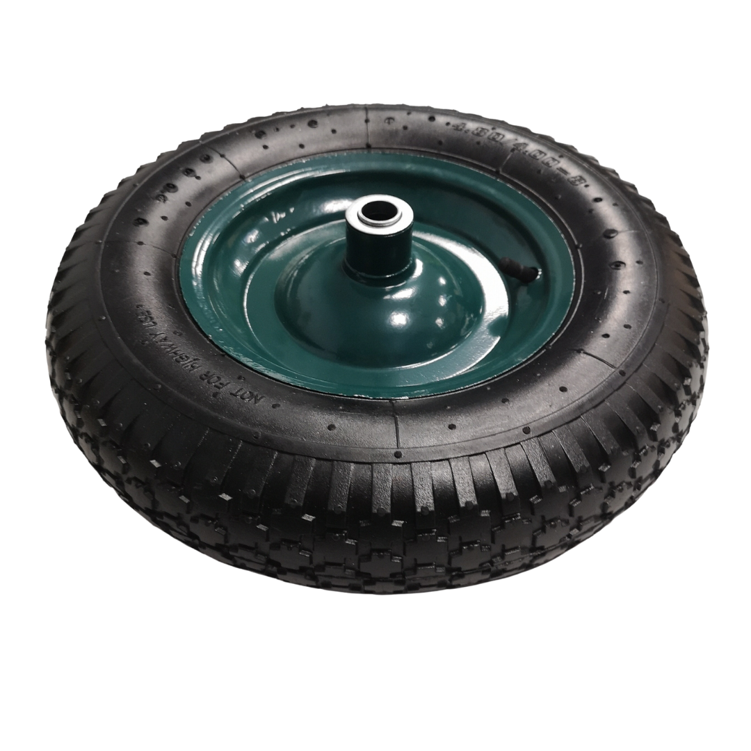 Replacement 15" x 3.4" Pneumatic Heavy Duty Garden Wheelbarrow Wheel