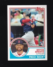 2015 Topps Archives Bryce Brentz Rookie #212 Boston Red Sox
