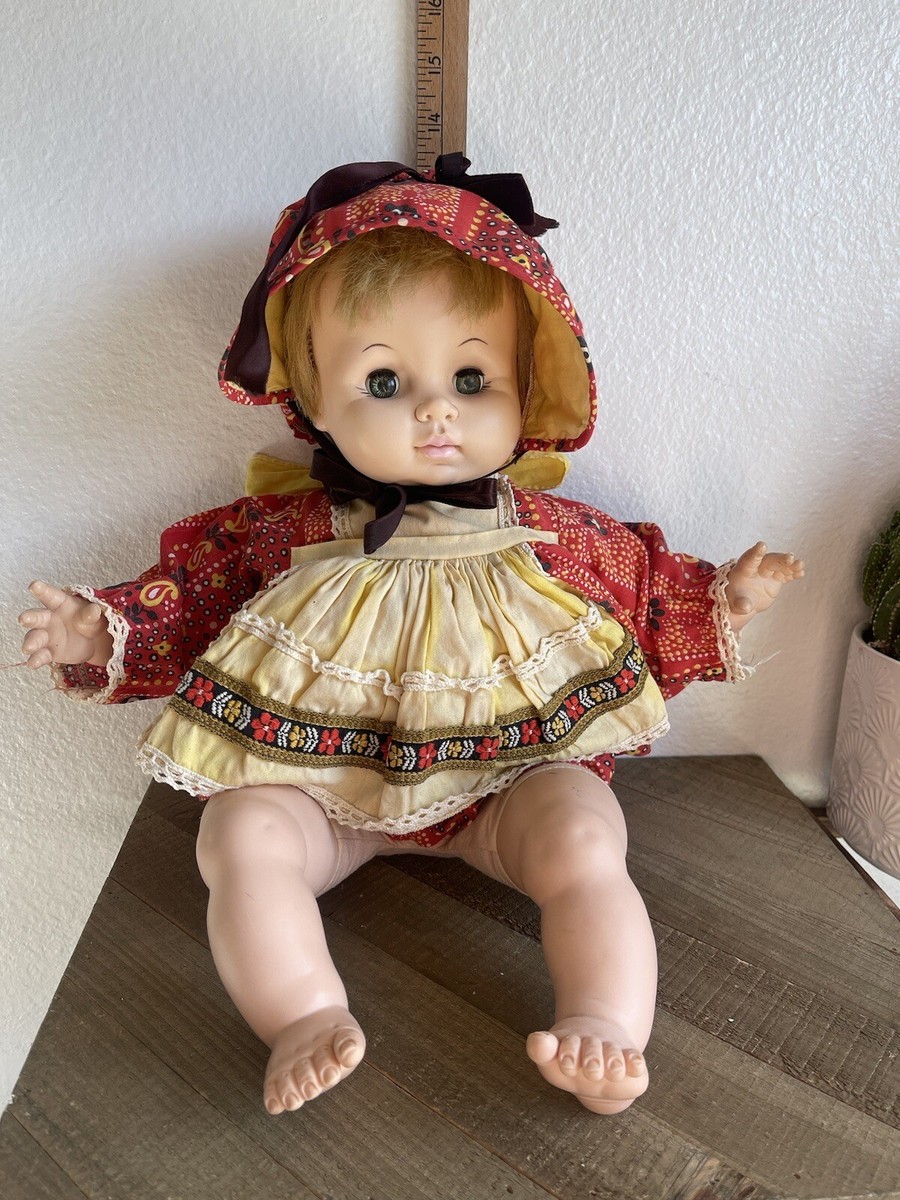 Effanbee 1960s vintage antique Baby doll Opens and Closes Eyes