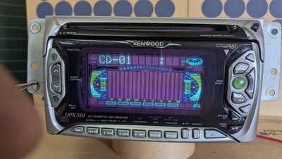 Kenwood DPX-510 2DIN CD Cassette Deck Player Tested | eBay
