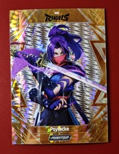 2025 KAKAWOW PHANTOM Marvel Rivals Gold Holo Psylocke #PMR-ZFO-32 49/50