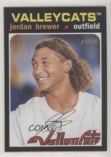 2020 Topps Heritage Minor League Edition Jordan Brewer #152 05ky