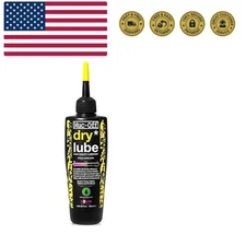 Dry Bike Chain Lube with Microfiber Cloth | Wax-Based Formula for Smooth Gear...