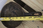 10¼" L Vintage Wagner Ware Cast Iron 6½" Skillet Frying Pan 2 Spouts 3 Cup 1¼" T