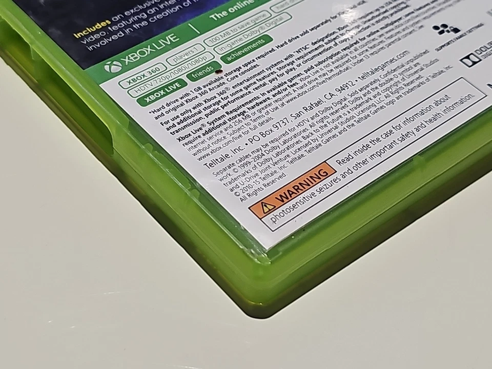 Back To The Future The Game Xbox 360 Game (2015) PAL • 30th Anniversary Edition - Image 4 of 4