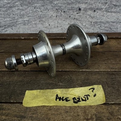 Vintage Suzue Sealed-Tech Rear Hub 36H Nutted High Flange Silver