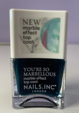 Nails Inc Marble effect top coat Nail Varnish Polish NEW That’s How I Roll