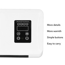 Wall Mounted Conditioner Heater Adjustable Two Modes Portable Touch Screen Wall