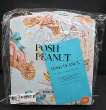 Posh Peanut Margaret Luxette Crib Sheet Unicorn Horse Carriage BRAND NEW Rare