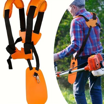 Trimmer Harness Strap -Adjustable Shoulder Support for Lawn Mower & Garden Tools - Image 1 of 4