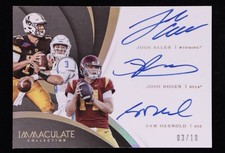 2018 Immaculate Collection Collegiate Football Cards 20