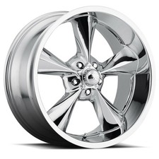17 Voxx Bg Rod Works Old School Chrome Wheel 17x9.5 5x4.5 6mm Rim