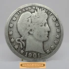 1901 Barber Silver Quarter - #C59254NQ