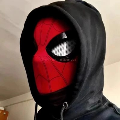 Spider-Man Cosplay Maske Elektrische Bewegliche Augen Marvel Helm LED