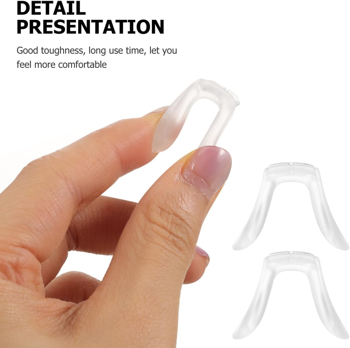 Healifty 3Pcs Nose Pads for Glasses: Anti Slip Eyeglasses Nose Pads Silicone Sof