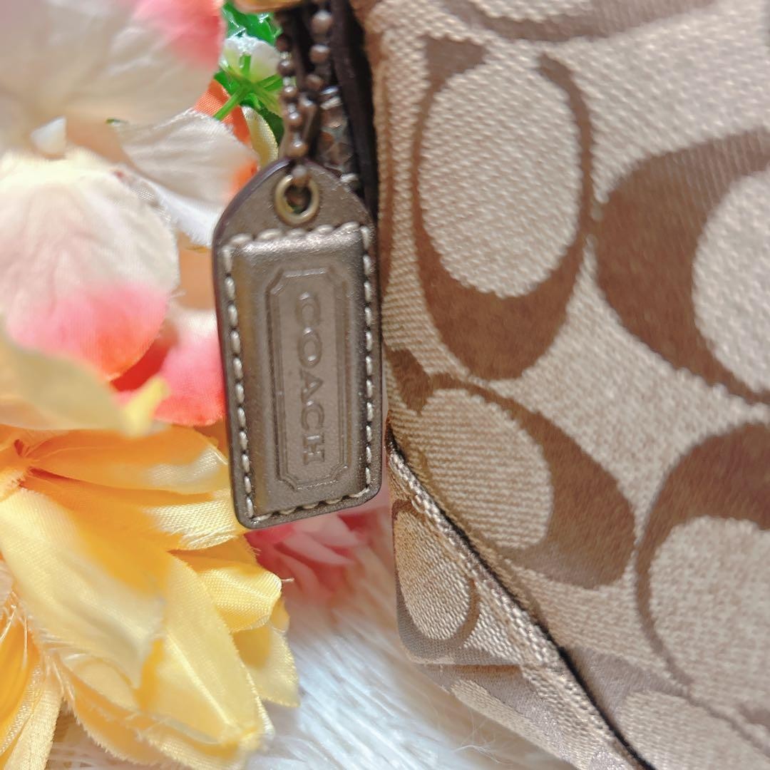 Coach Soho Python Logo Shoulder Bag Beige Brown U… - image 5