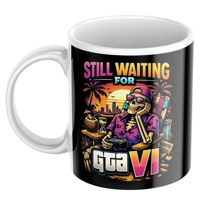 Lustige Tasse noch warten auf GTA VI Geschenk Vatertag für Sohn Freund Ihn Sie