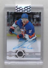 2019-20 Upper Deck Clear Cut Anders Lee #CC-AL Auto 06rp
