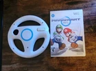 Nintendo Wii Mario Kart Game with OEM Steering Wheel