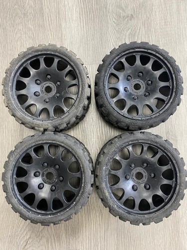 (#4) Powerhobby Raptor Belted Monster Truck Tires / Wheels w 17mm Hex ...