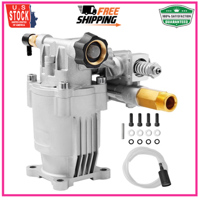 #ad 3400 PSI 2.5 GPM Pressure Power Washer Pump 3 4 Horizontal for Honda Simpson $75.98