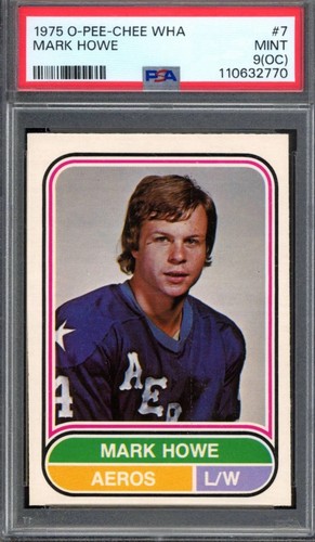 Mark Howe #7 1975 O-Pee-Chee WHA card