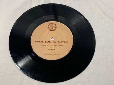 Jamaican Calypso 7''-EZEKE Kangaroo Dancing / Royal Jamaica Private Label- V RARE