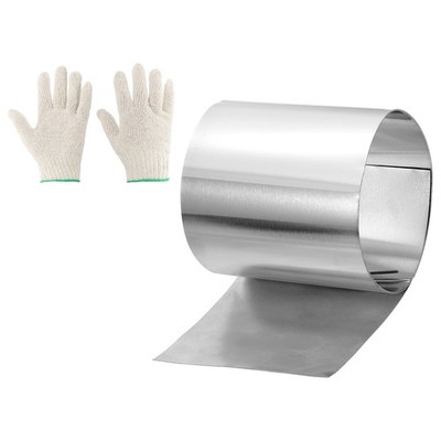 Aluminum Flashing Roll, 3.9'' x 3.28ft Aluminum Flashing Roofing Panels 0.3mm
