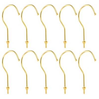  10er-Set Kleiderbügelhaken   Verstellbare Metallbügel für
