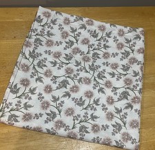 Colordrift Floral Fabric Tablecloth Spring Garden Cottage 72x72"