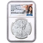 2021 (P) $1 1-oz T-1 American Silver Eagle Emergency Production NGC MS69 FR