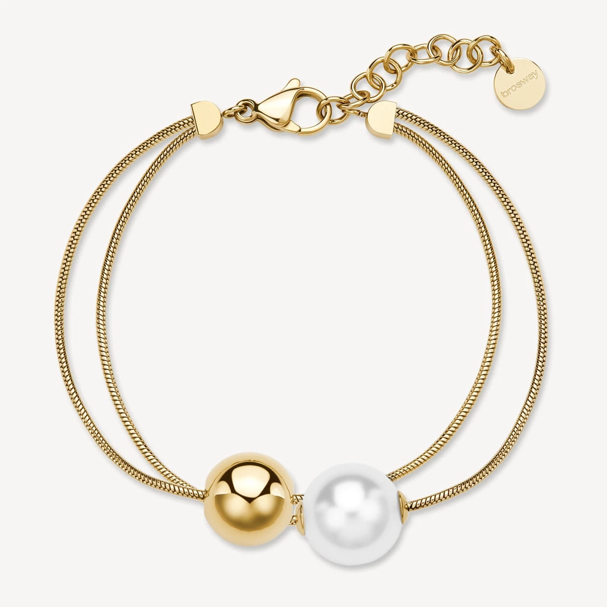 Brosway Bracciale Perfect In Acciaio 316L E Perla Di Conchiglia – Regalo Donna Eleganza