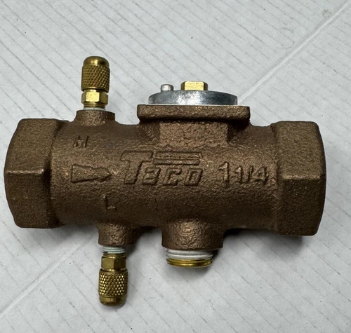 Taco 1/2" - 4" ACCU-FLO Circuit Setter Flow Balancing Valve ACUF-125-AT-2 Taco B