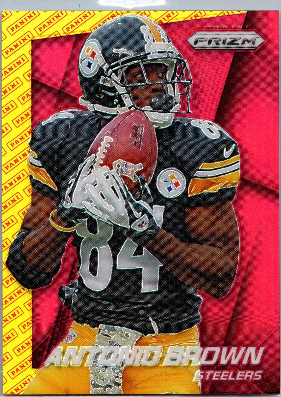 2014 Panini Prizm #40 Antonio Brown Panini Logo Prizm