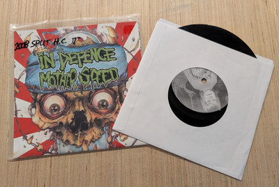 In Defence / Mother Speed Split EP 7'' Vinyl Record