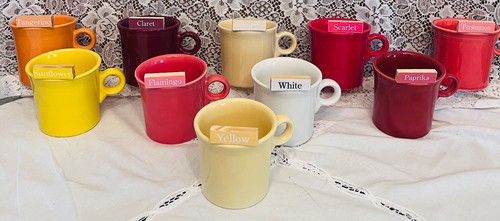Fiesta Ring Handle Coffee Mug SOLD INDIV PICK YOUR COLOR not all colors pictured