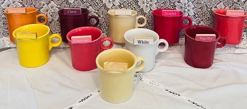 Fiesta Ring Handle Coffee Mug SOLD INDIV PICK YOUR COLOR not all colors pictured