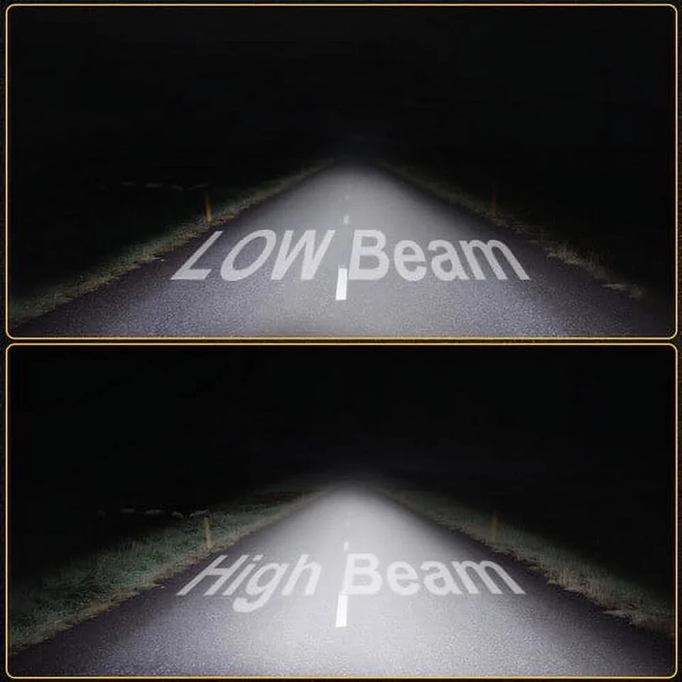 Combo de 4 faros LED bombillas de haz alto bajo 9005 9006 para Toyota Matrix 2003-08 Foto 2 de 4