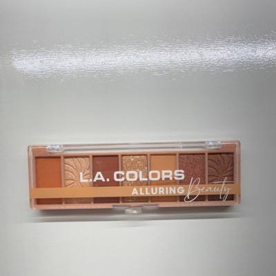 L.A. COLORS Alluring Beauty Eyeshadow Palette Brown Gold Copper Shimmer Matte