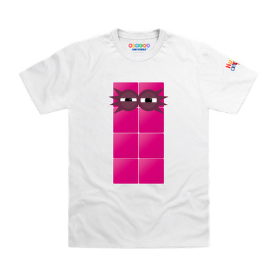 Offiziell lizenziertes Numberblocks Eight Blocks Kinder T-Shirt