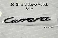 Porsche 991 996 Carrera 2013 Black Emblem Insignia Logo Script 99155923702