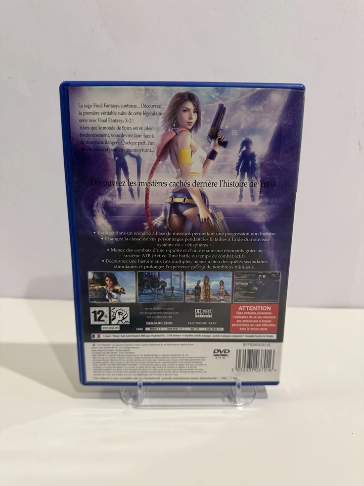 Final Fantasy X-2 PS2 Sony Playstation 2 PAL  gioco usato PAL COMPLETO - Immagine 2 di 3